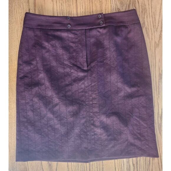 Apostrophe stretch burgandy skirt - Picture 1 of 7